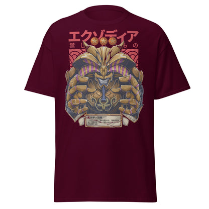Exodia The Forbidden One Yu - Gi - Oh! Anime T-Shirt - Maroon - T-Shirts Online