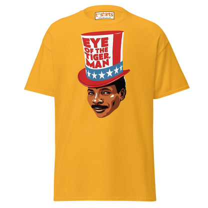 Eye of the Tiger Man T-Shirt - Gold - T-Shirts Online
