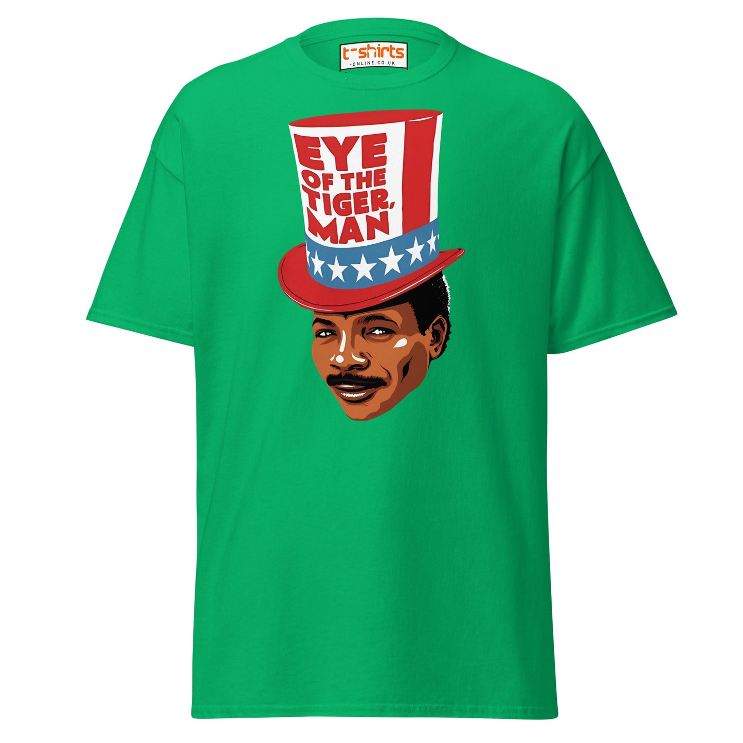 Eye of the Tiger Man T-Shirt - Irish Green - T-Shirts Online