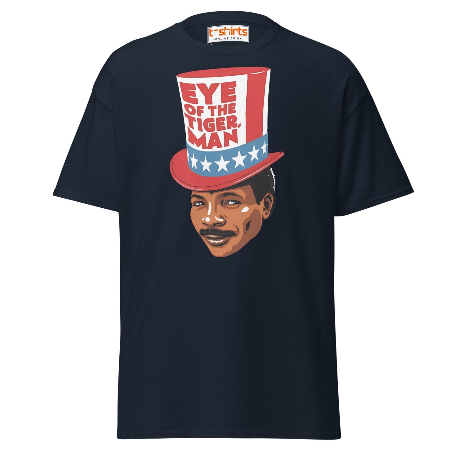 Eye of the Tiger Man T-Shirt - Navy - T-Shirts Online
