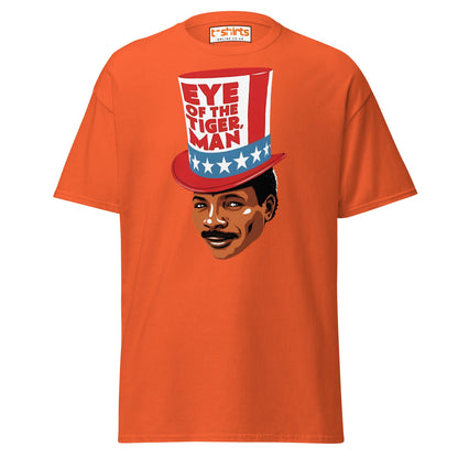 Eye of the Tiger Man T-Shirt - Orange - T-Shirts Online