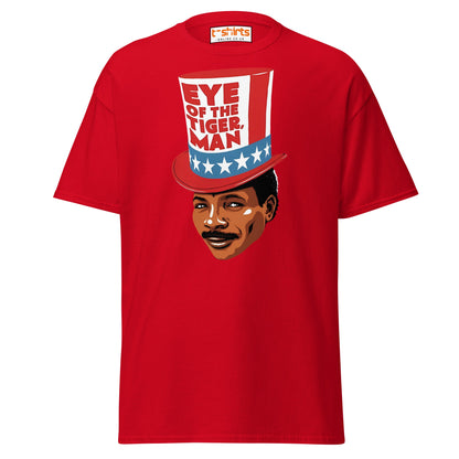 Eye of the Tiger Man T-Shirt - Red - T-Shirts Online
