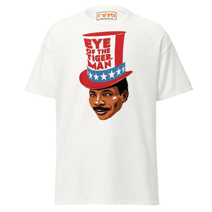 Eye of the Tiger Man T-Shirt - White - T-Shirts Online