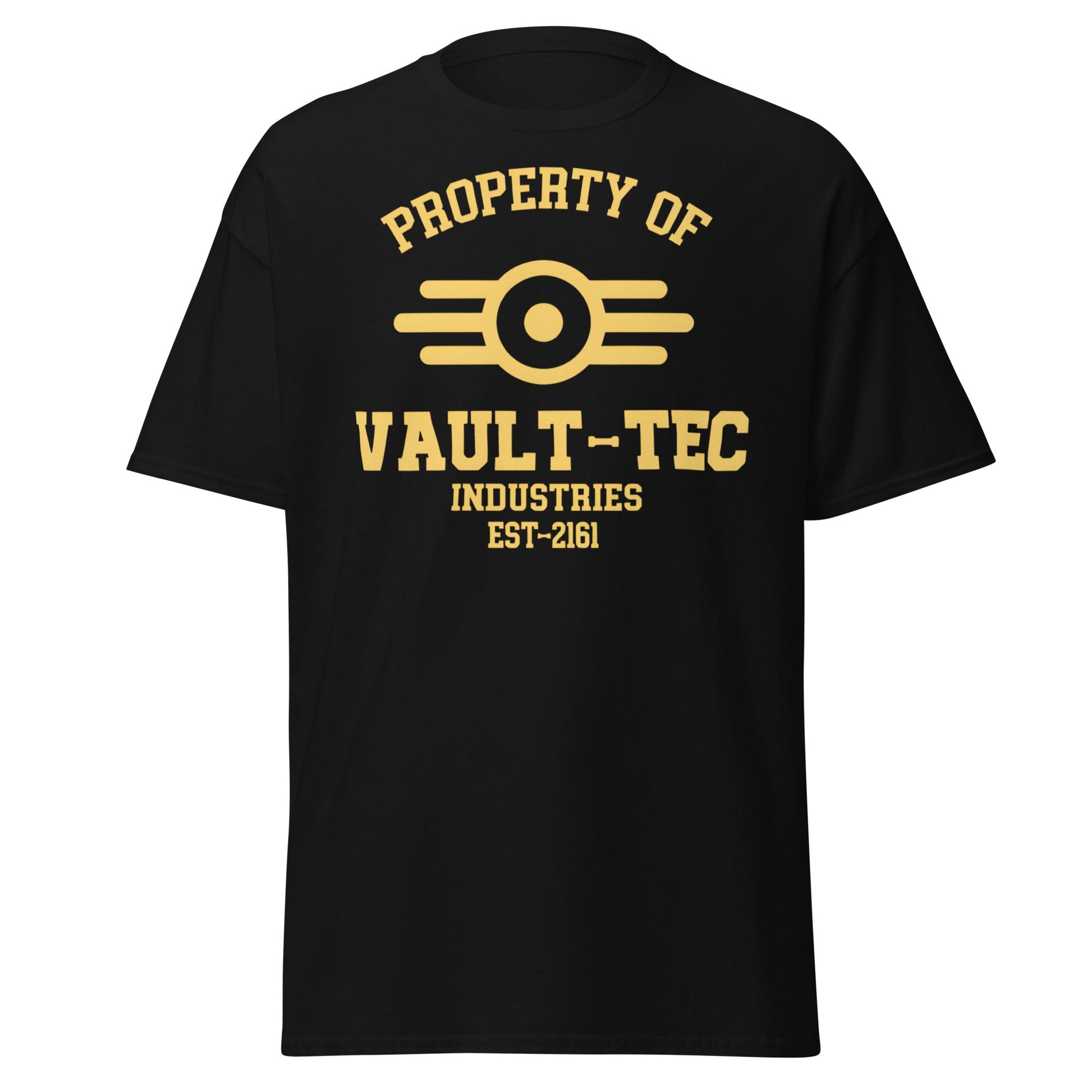 Fallout Vault - Tec Industries EST - 2161 T-Shirt - Black - T-Shirts Online