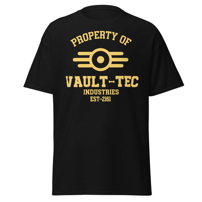 Fallout Vault - Tec Industries EST - 2161 T-Shirt - Black - T-Shirts Online