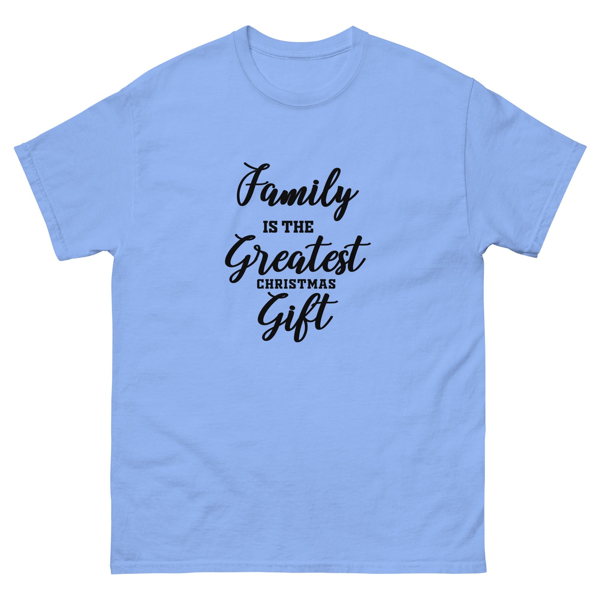 Family Christmas | Christmas T-Shirt - Carolina Blue - T-Shirts Online