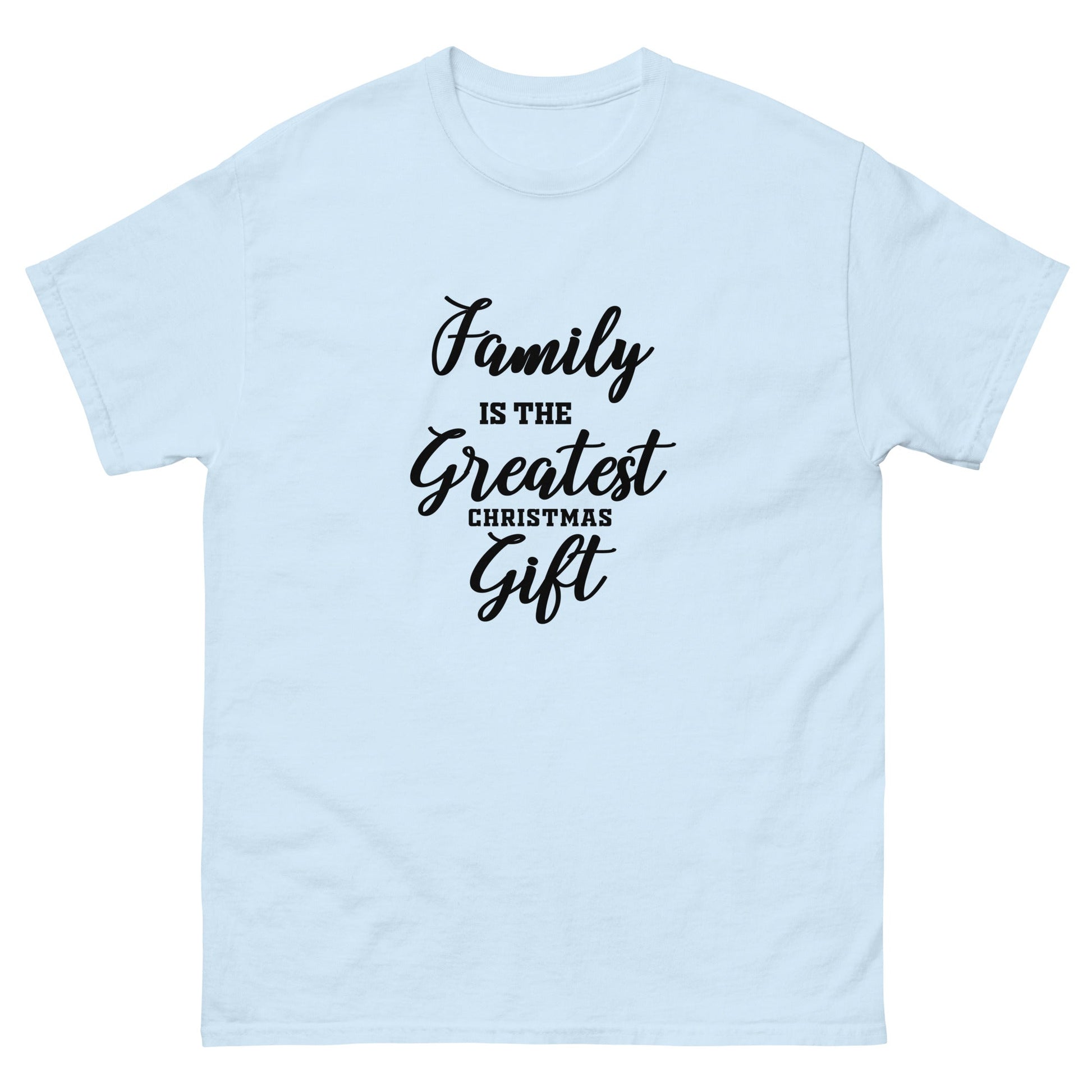 Family Christmas | Christmas T-Shirt - Light Blue - T-Shirts Online