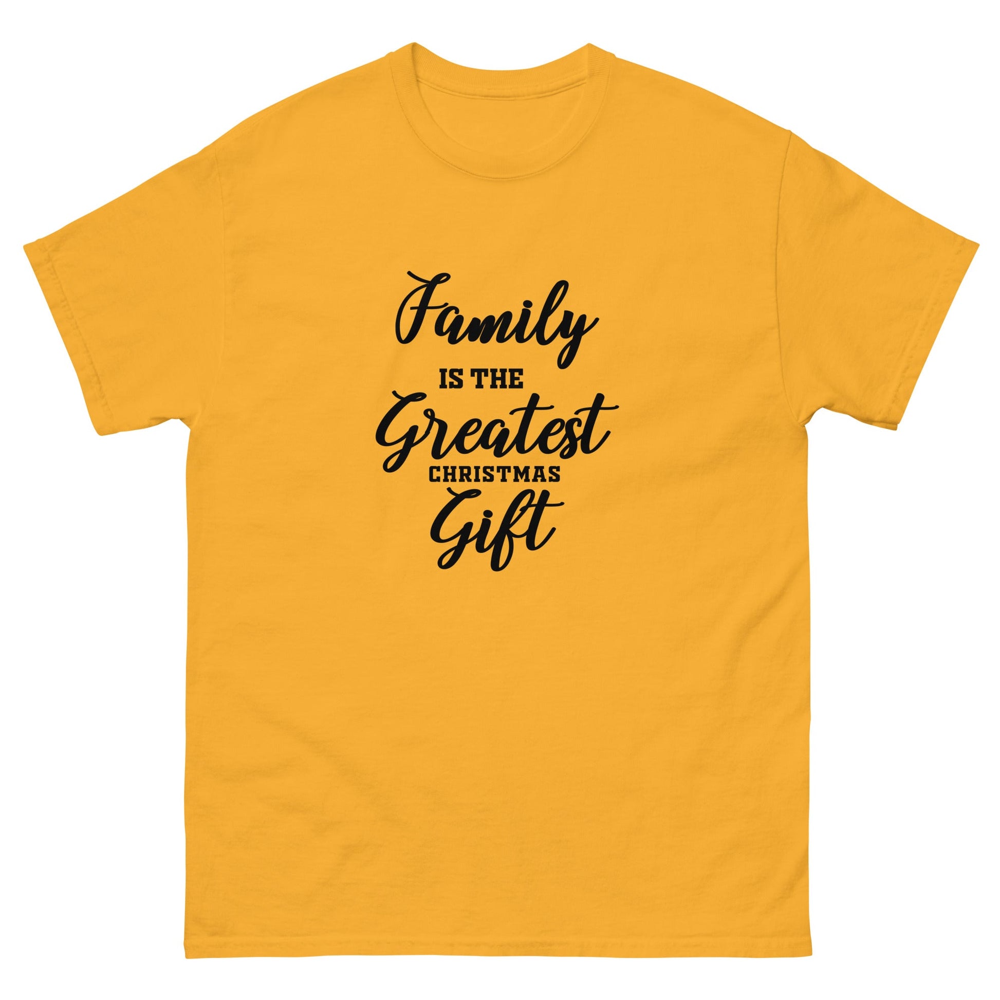 Family Christmas | Christmas T-Shirt - Gold - T-Shirts Online