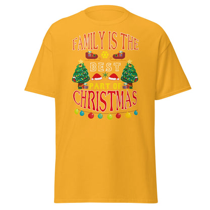 Family Is The Best Part Of Christmas T-Shirt - Gold - T-Shirts Online