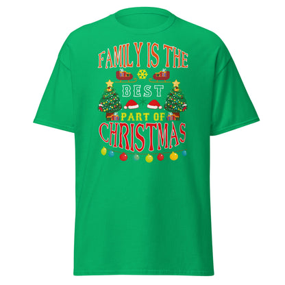 Family Is The Best Part Of Christmas T-Shirt - Irish Green - T-Shirts Online