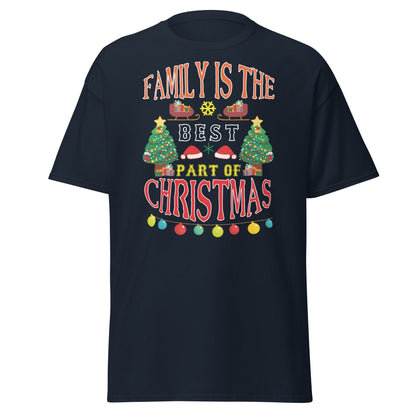 Family Is The Best Part Of Christmas T-Shirt - Navy - T-Shirts Online