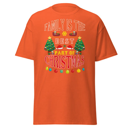 Family Is The Best Part Of Christmas T-Shirt - Orange - T-Shirts Online