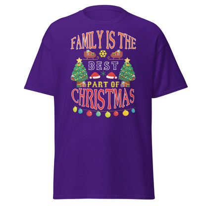 Family Is The Best Part Of Christmas T-Shirt - Purple - T-Shirts Online
