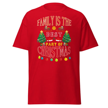 Family Is The Best Part Of Christmas T-Shirt - Red - T-Shirts Online