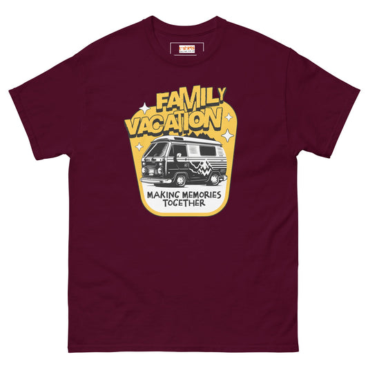 Family Vacation T-Shirt | Making Memories Together - Maroon - T-Shirts Online