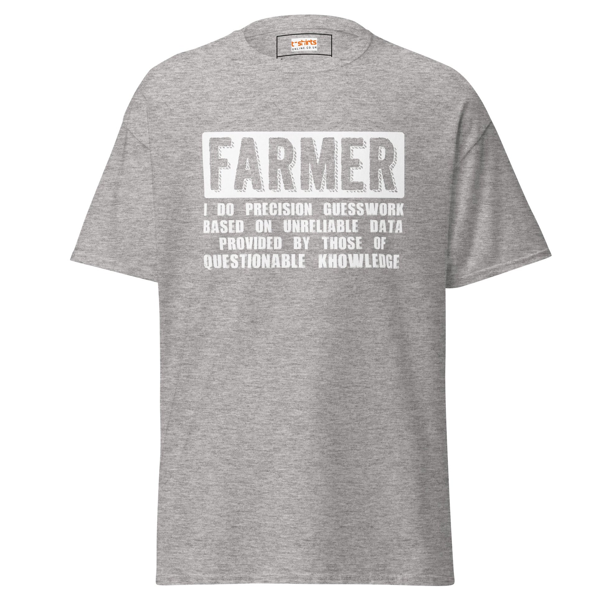 Farmer I Do | Farmer T-Shirt - Sport Grey - T-Shirts Online