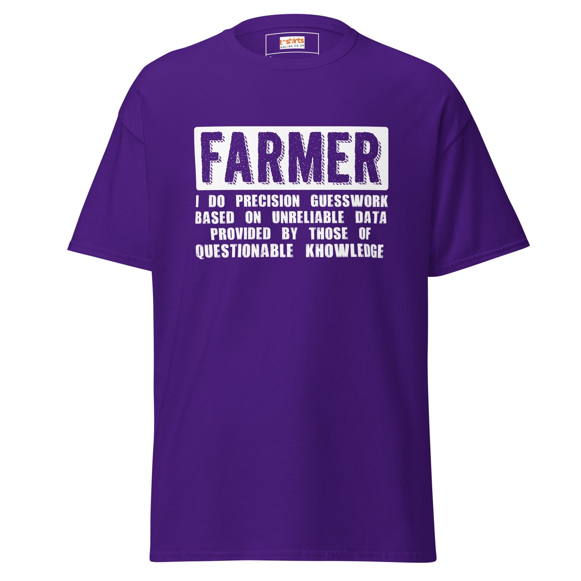 Farmer I Do | Farmer T-Shirt - Purple - T-Shirts Online