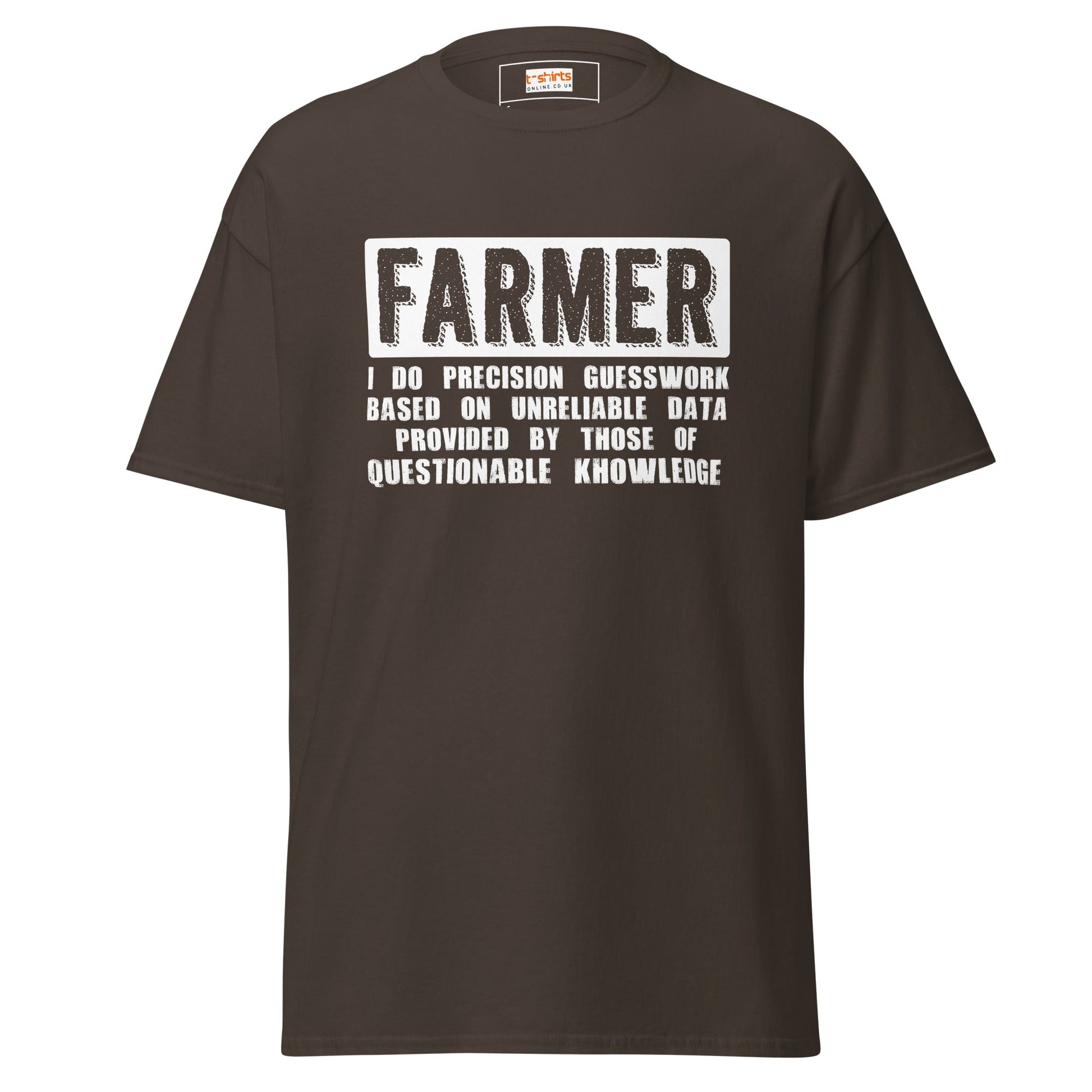Farmer I Do | Farmer T-Shirt - Dark Chocolate - T-Shirts Online