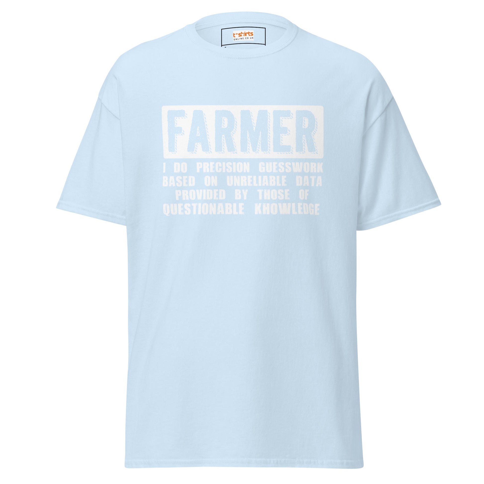Farmer I Do | Farmer T-Shirt - Light Blue - T-Shirts Online