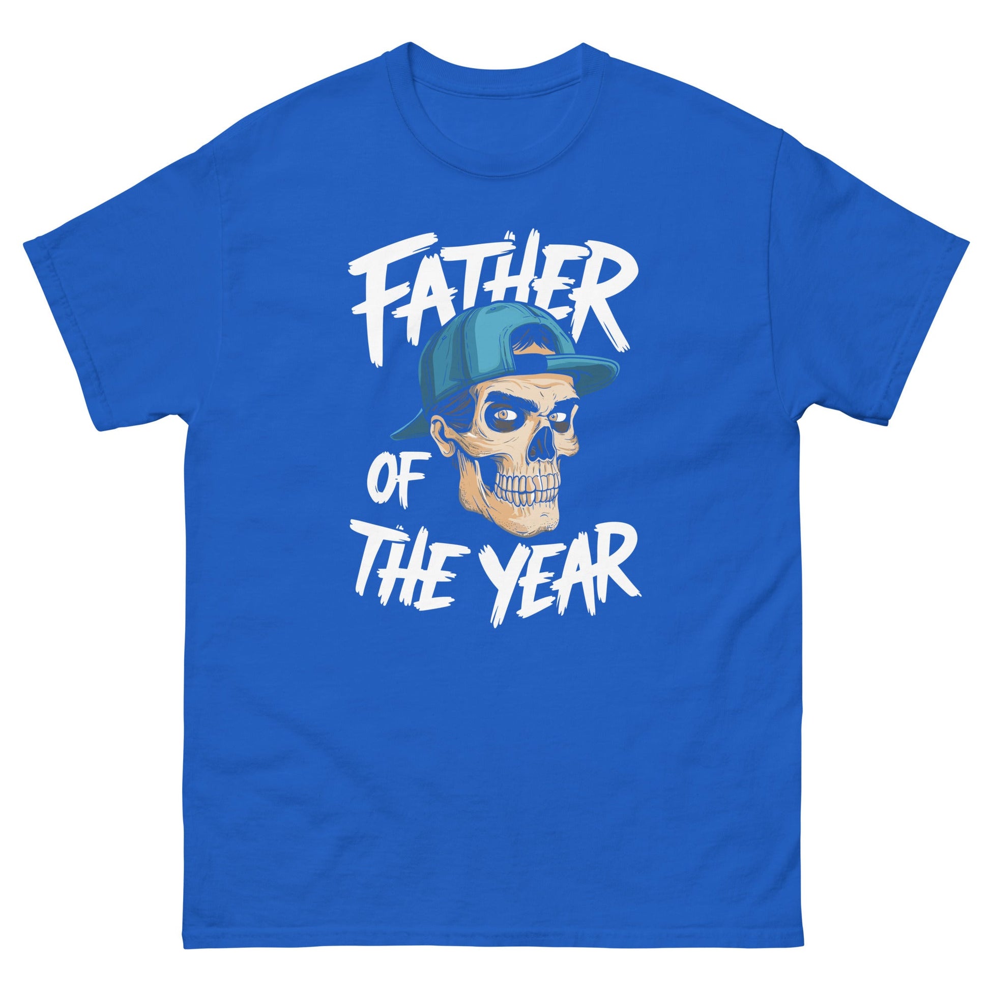 Father of the Year | Father's Day T-Shirt - Royal - T-Shirts Online