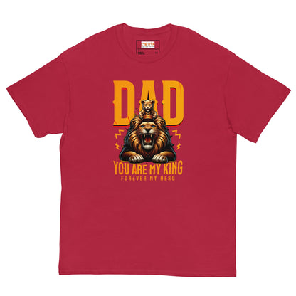 Fathers Day T-Shirt | Dad You Are My King - Cardinal - T-Shirts Online