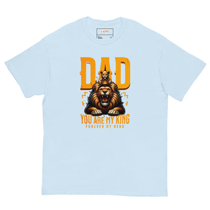 Fathers Day T-Shirt | Dad You Are My King - Light Blue - T-Shirts Online