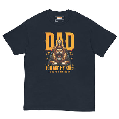 Fathers Day T-Shirt | Dad You Are My King - Navy - T-Shirts Online