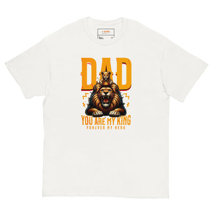 Fathers Day T-Shirt | Dad You Are My King - White - T-Shirts Online