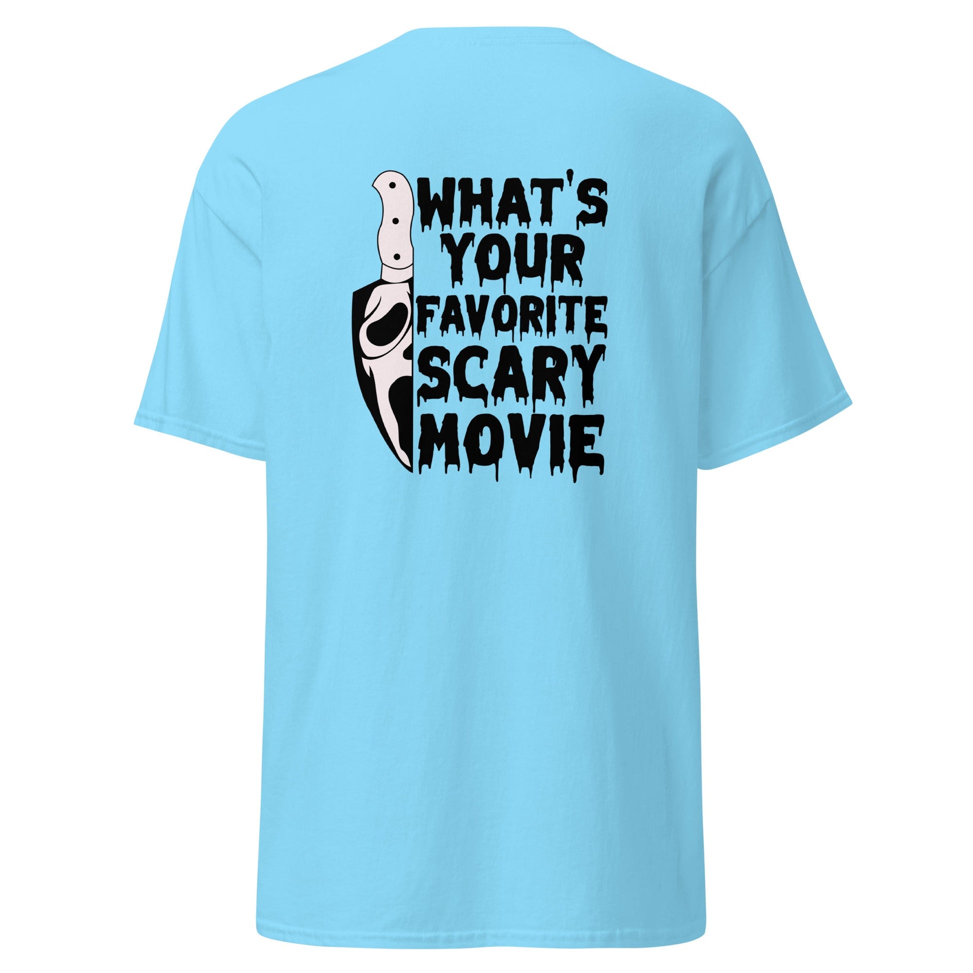 Favourite Horror Movie | Horror T-Shirt - Sky - T-Shirts Online