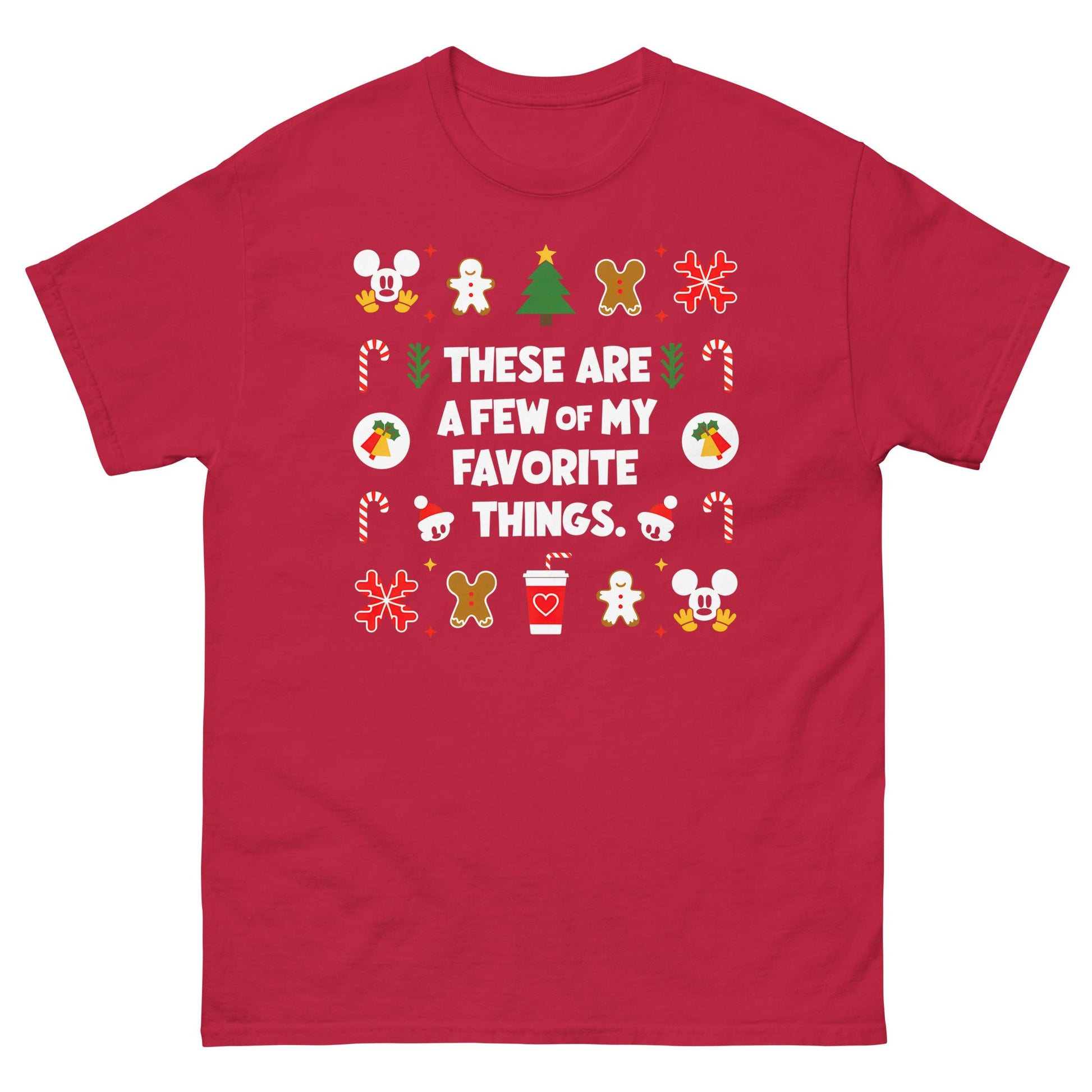 Favourite Things | Christmas T-Shirt - Cardinal - T-Shirts Online