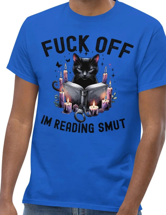 Fck off I'm Reading Smut | Adult T-Shirt - Cardinal - T-Shirts Online