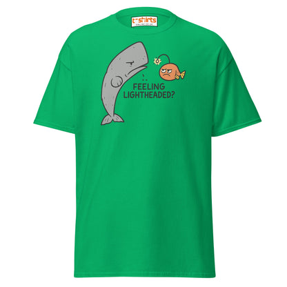 Feeling Lightheaded? Funny Fish Pun T-Shirt - Irish Green - T-Shirts Online