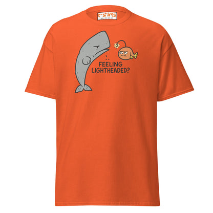 Feeling Lightheaded? Funny Fish Pun T-Shirt - Orange - T-Shirts Online