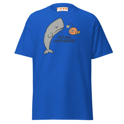 Feeling Lightheaded? Funny Fish Pun T-Shirt - Royal - T-Shirts Online