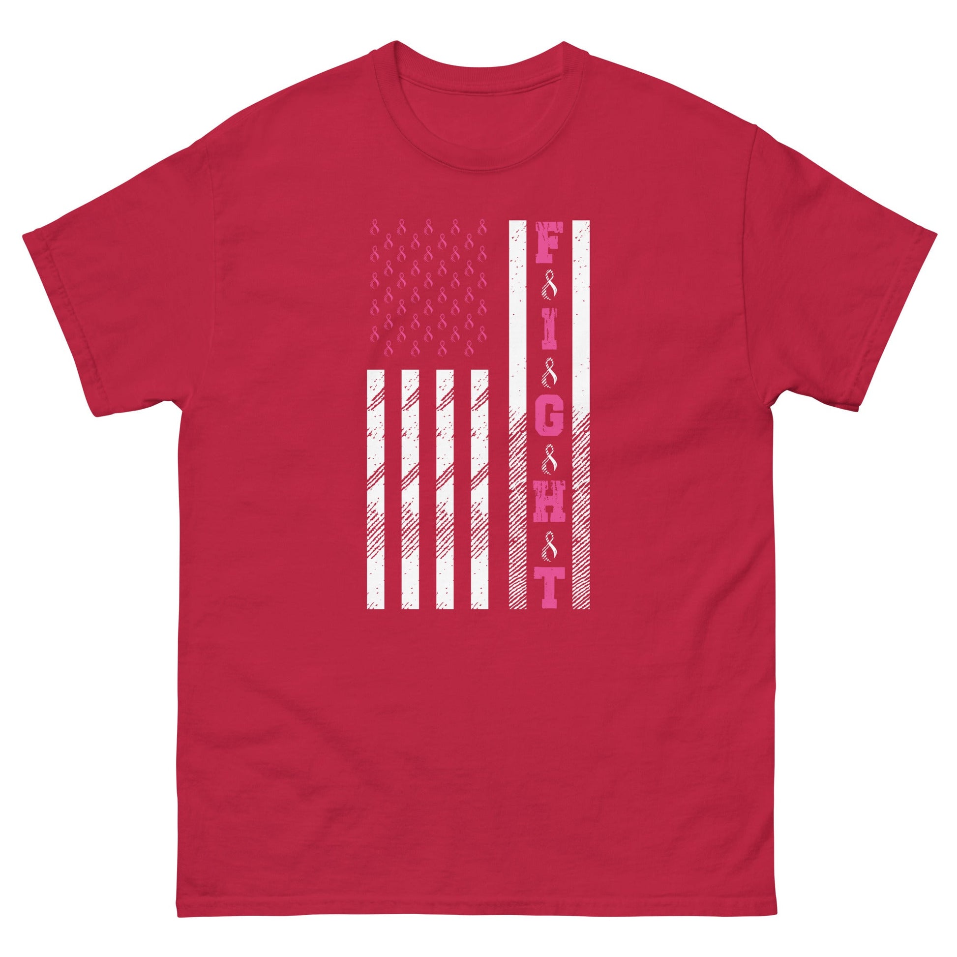 Fight Cancer | Unisex T-Shirt - Cardinal - T-Shirts Online