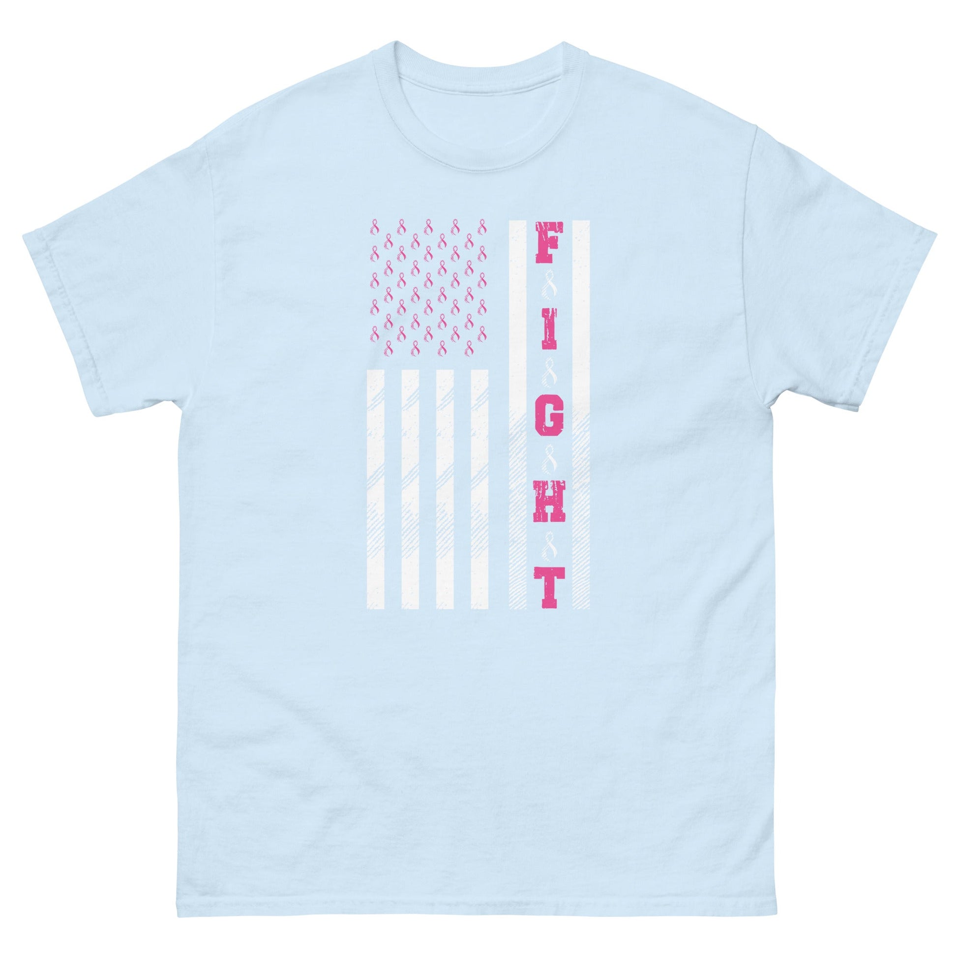 Fight Cancer | Unisex T-Shirt - Light Blue - T-Shirts Online
