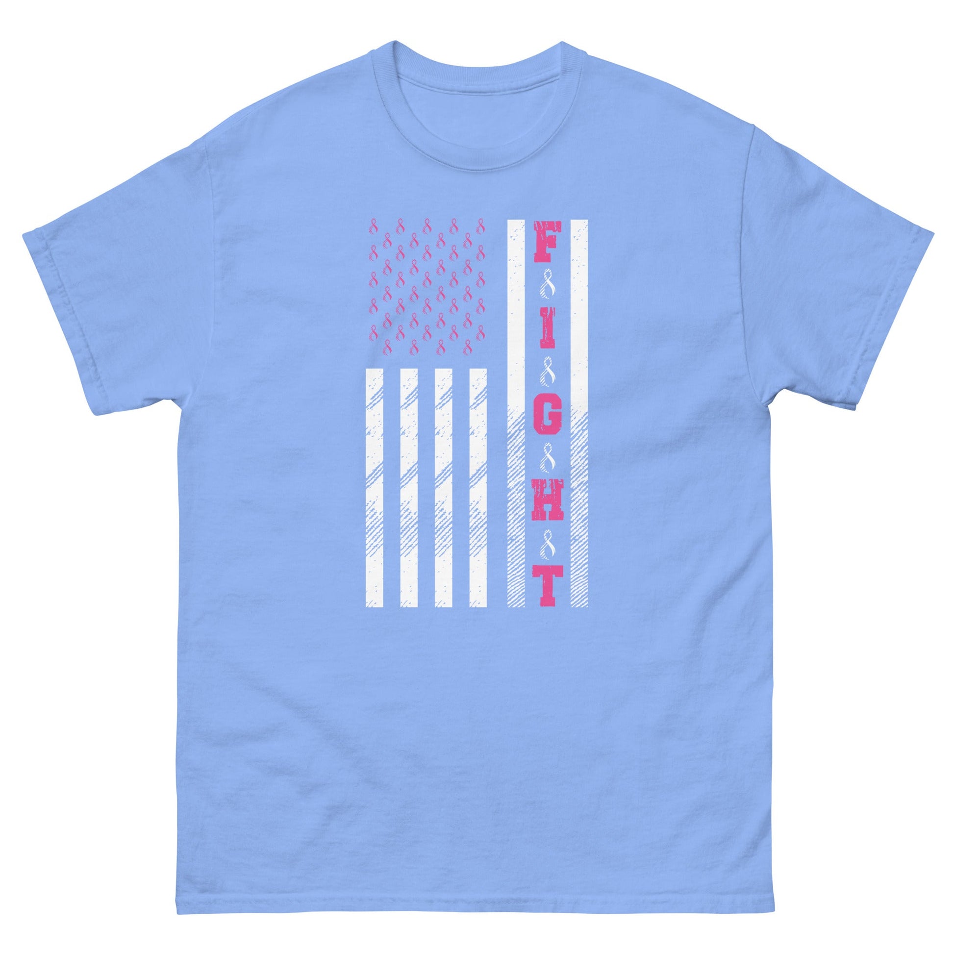 Fight Cancer | Unisex T-Shirt - Carolina Blue - T-Shirts Online