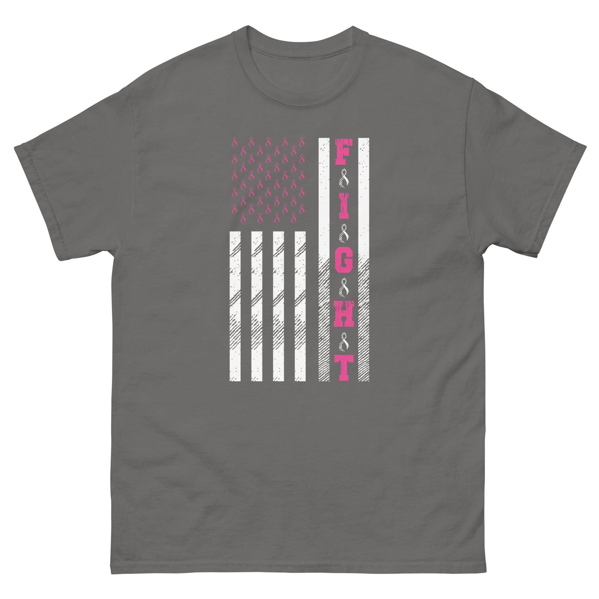 Fight Cancer | Unisex T-Shirt - Charcoal - T-Shirts Online