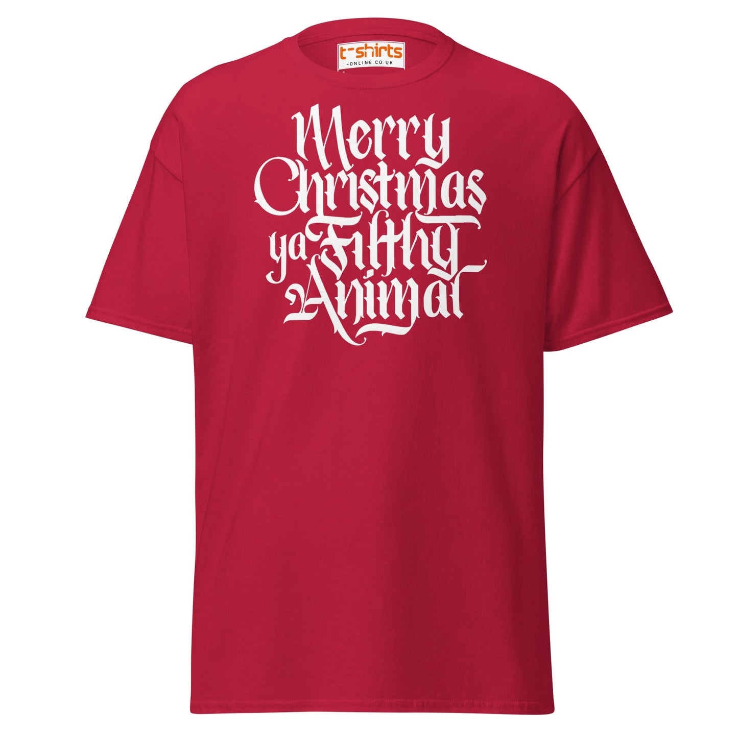Filthy Animal Christmas T-Shirt | Home Alone Quote - Cardinal - T-Shirts Online