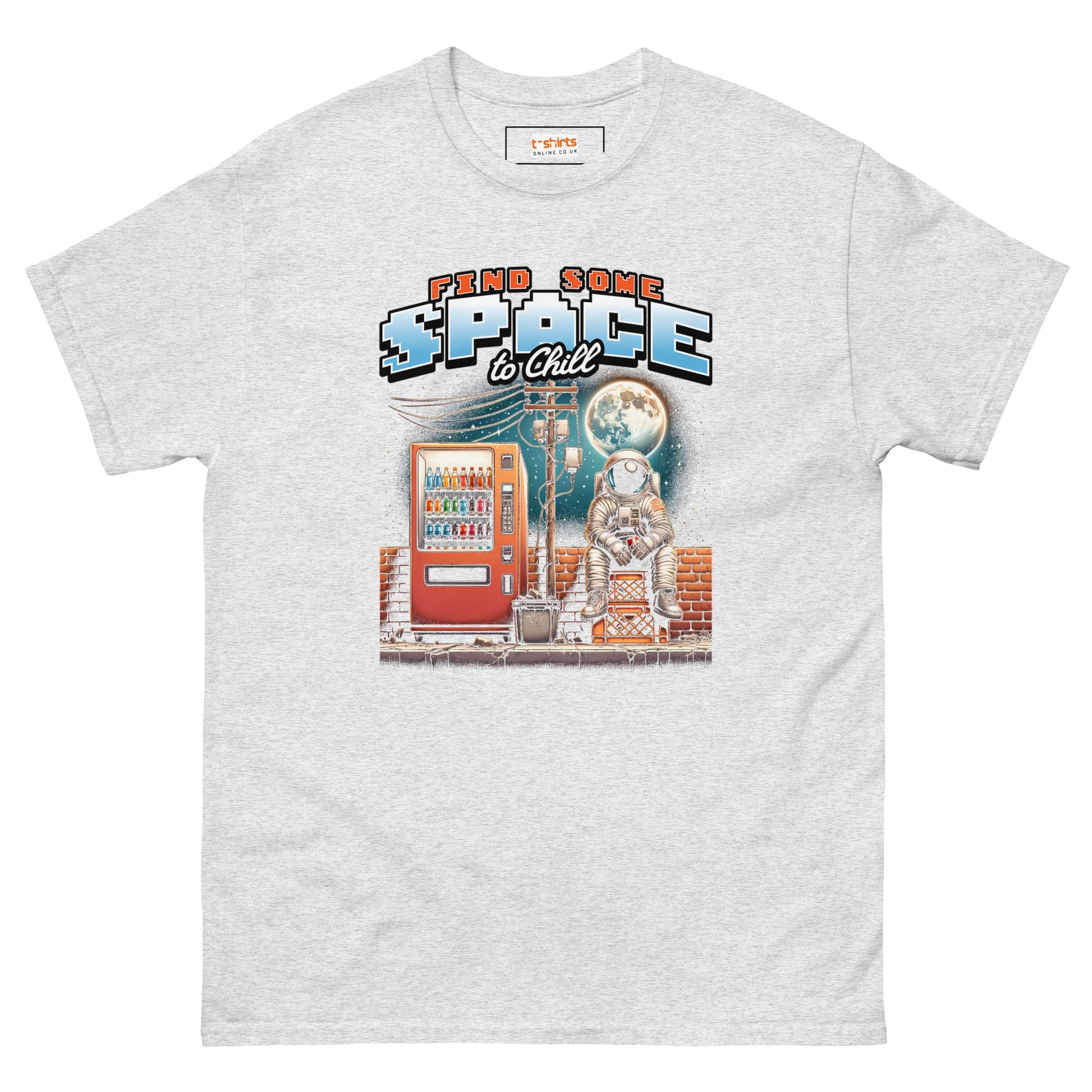 Find Some Space To Chill T-Shirt - Ash - T-Shirts Online