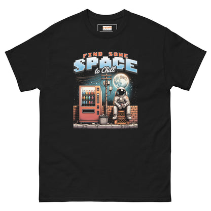 Find Some Space To Chill T-Shirt - Black - T-Shirts Online