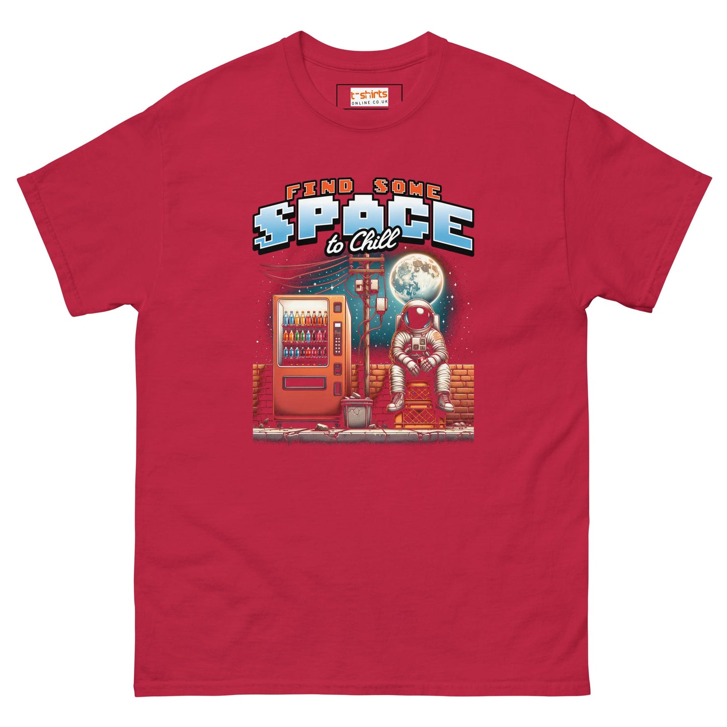 Find Some Space To Chill T-Shirt - Cardinal - T-Shirts Online