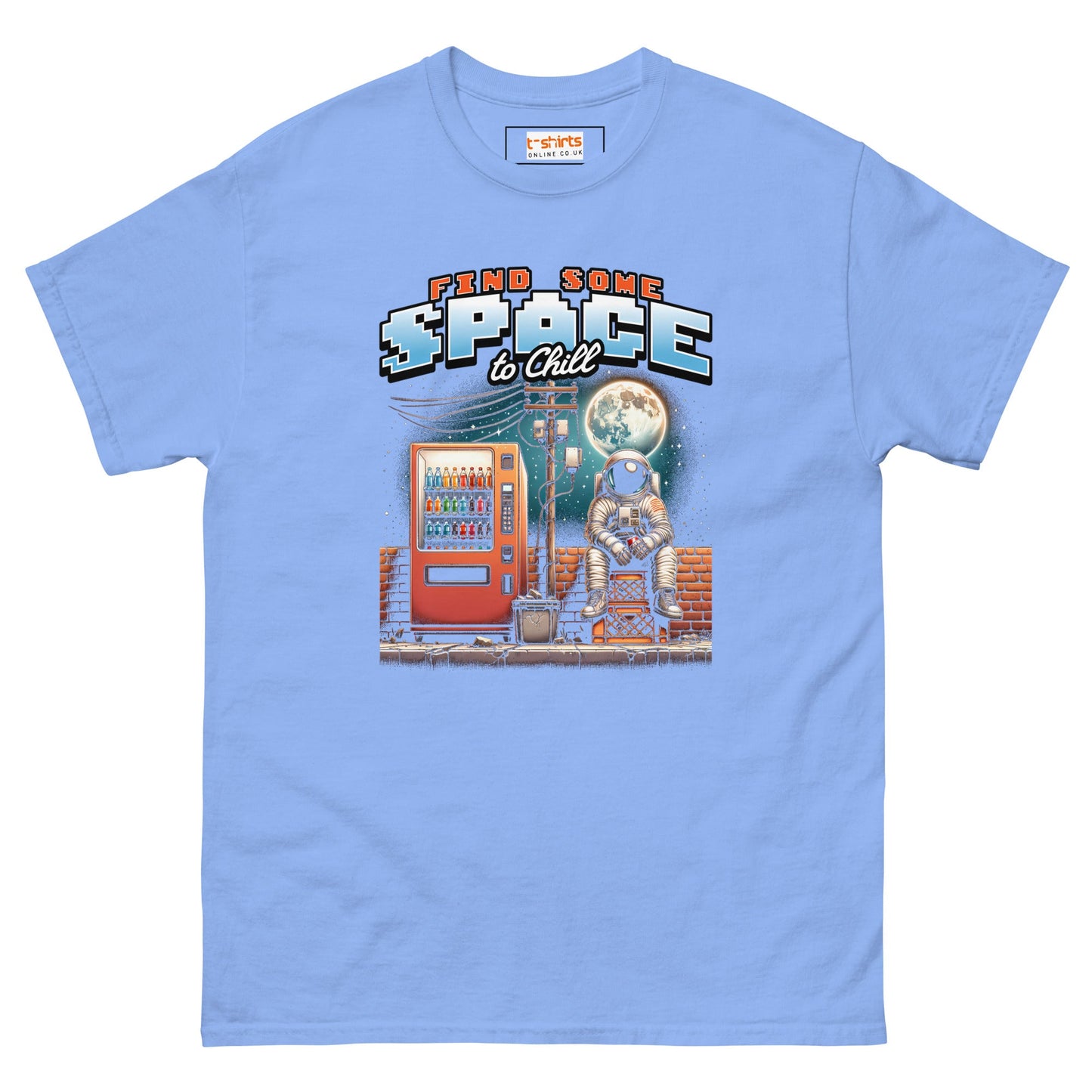 Find Some Space To Chill T-Shirt - Carolina Blue - T-Shirts Online