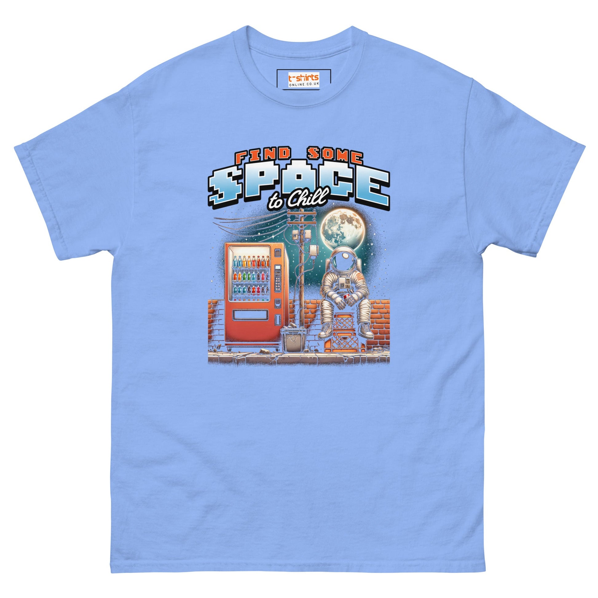 Find Some Space To Chill T-Shirt - Carolina Blue - T-Shirts Online