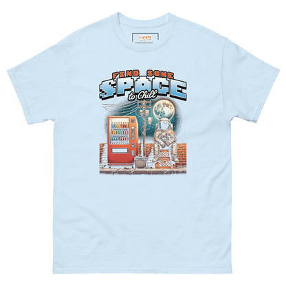 Find Some Space To Chill T-Shirt - Light Blue - T-Shirts Online