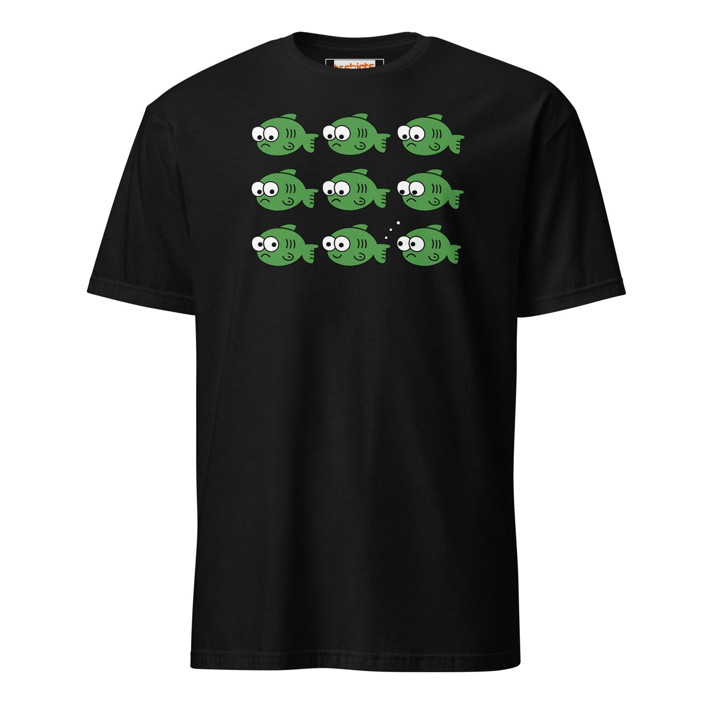 Fish Fart T-Shirt | Funny Aquatic Tee - Black - T-Shirts Online