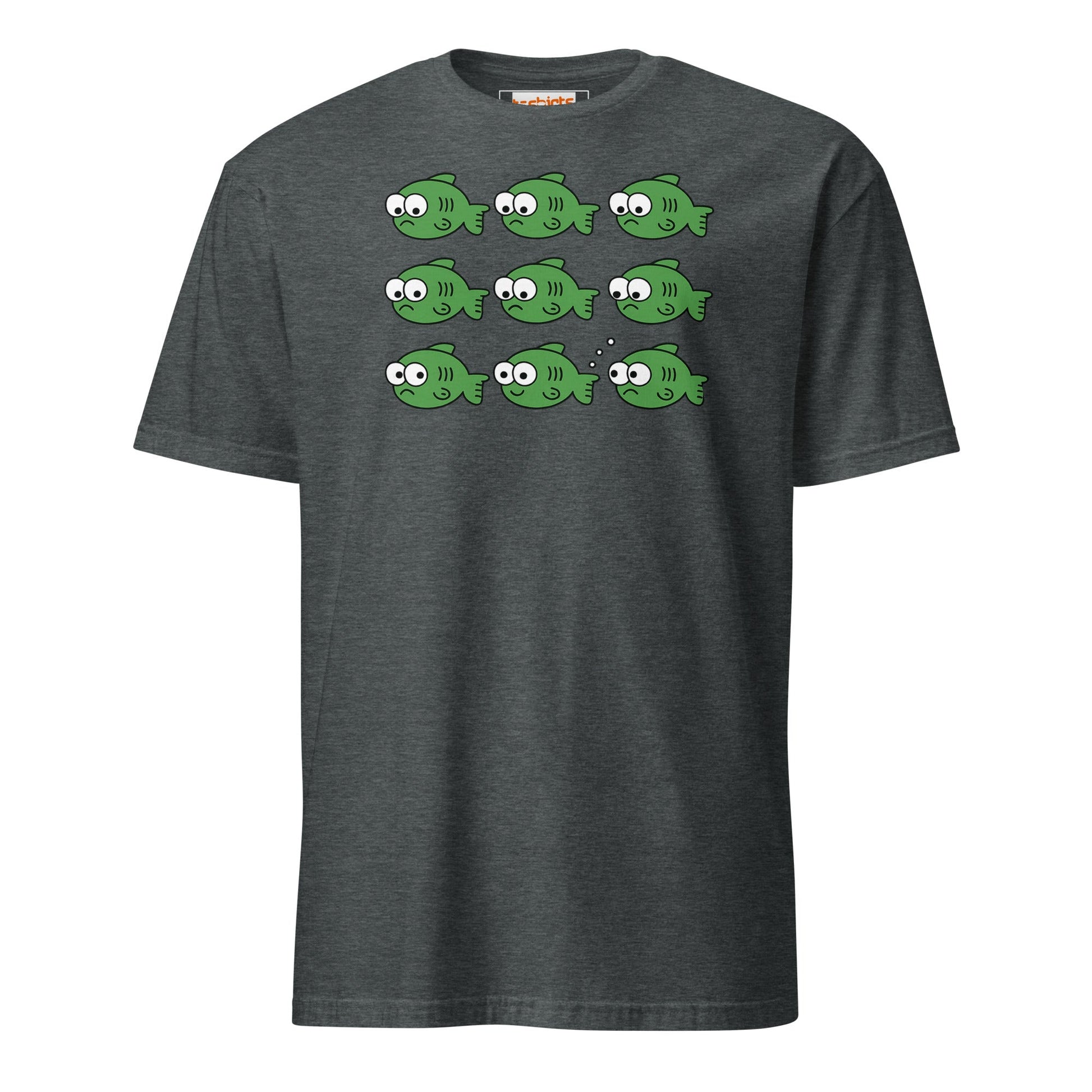 Fish Fart T-Shirt | Funny Aquatic Tee - Dark Heather - T-Shirts Online