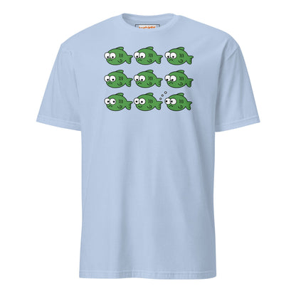 Fish Fart T-Shirt | Funny Aquatic Tee - Light Blue - T-Shirts Online