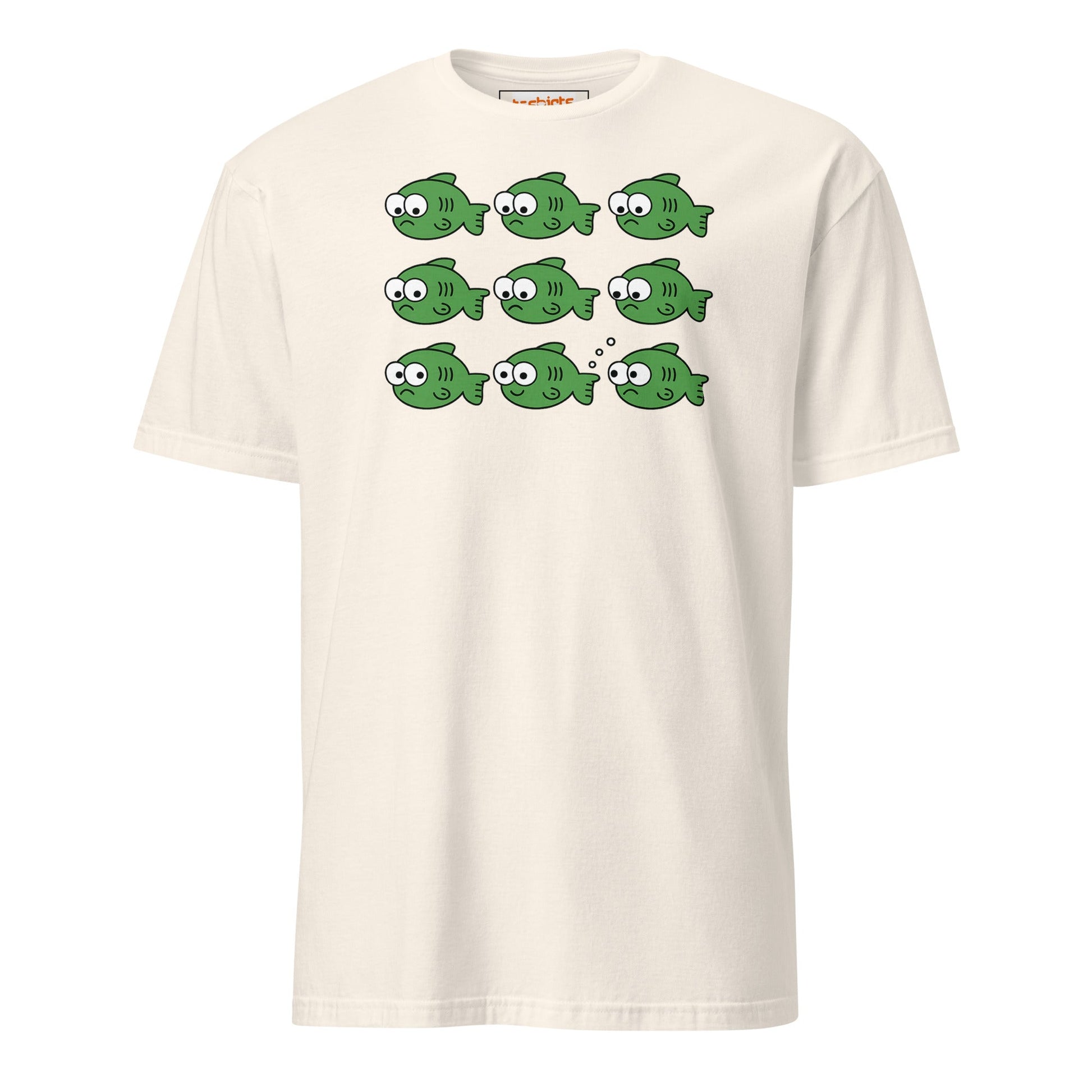 Fish Fart T-Shirt | Funny Aquatic Tee - Natural - T-Shirts Online