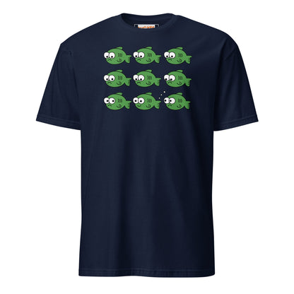 Fish Fart T-Shirt | Funny Aquatic Tee - Navy - T-Shirts Online